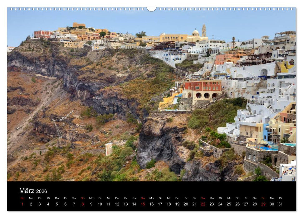 Die Kykladen (CALVENDO Wandkalender 2026)