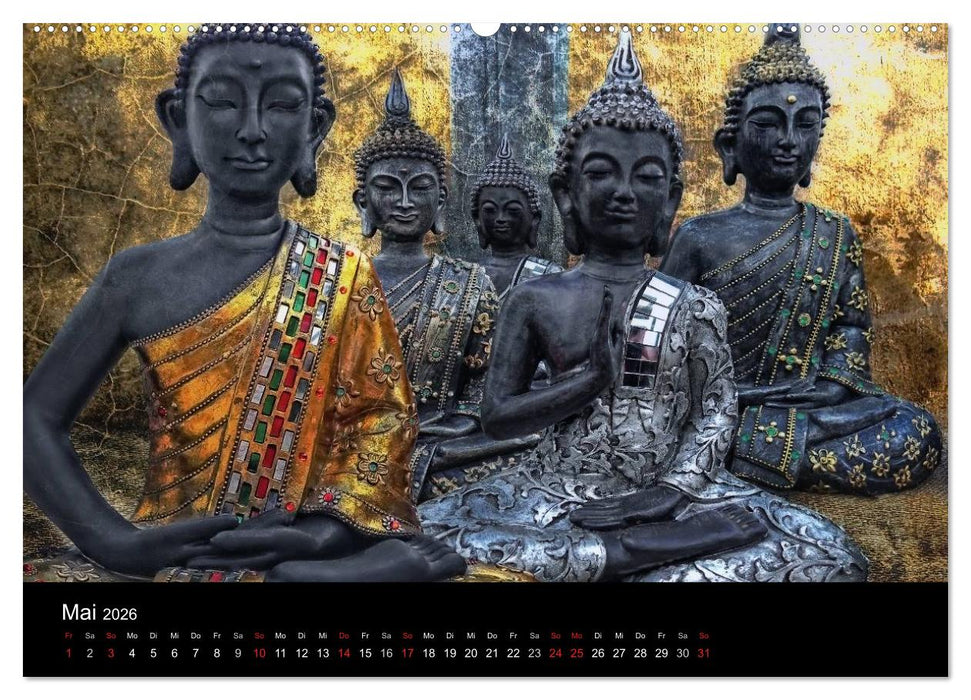 All U Buddhas (CALVENDO Wandkalender 2026)