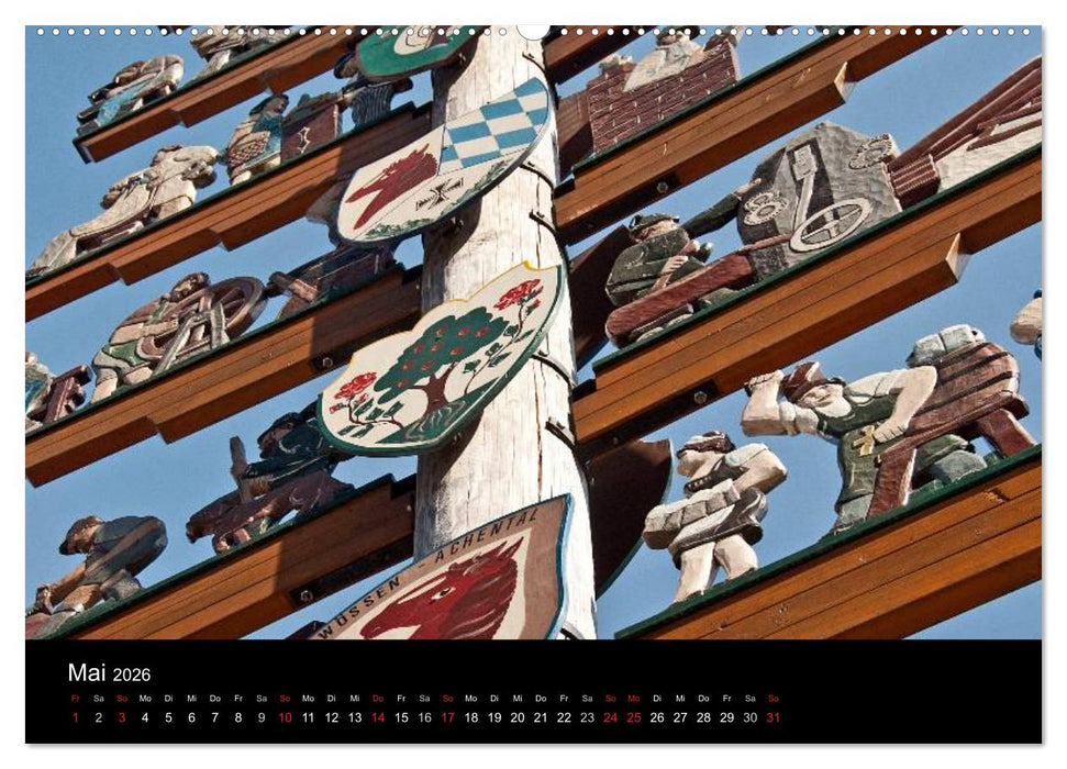 Unterwössen im Chiemgau - Luftkurort und mehr (CALVENDO Wandkalender 2026)