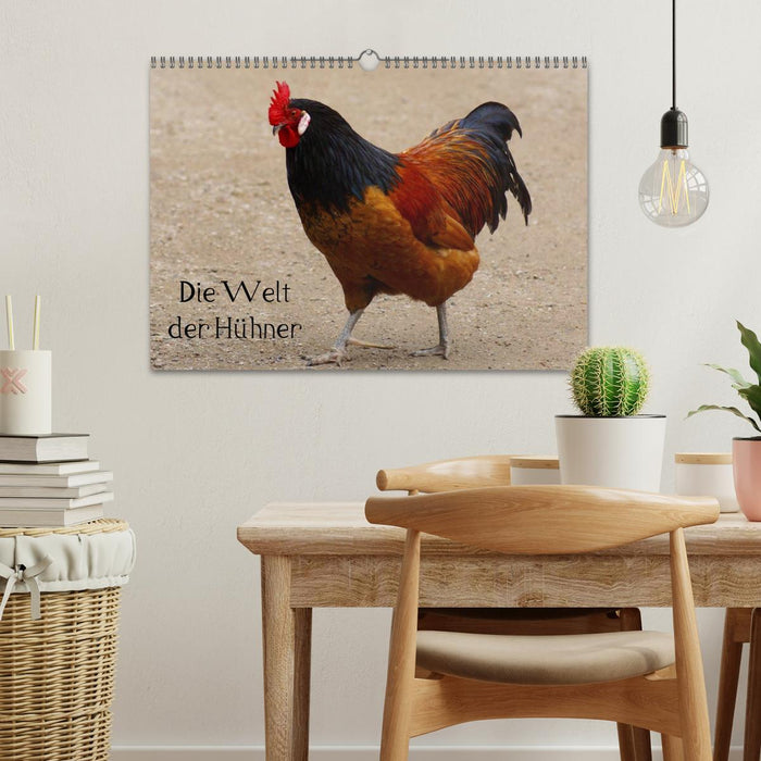 Die Welt der Hühner (CALVENDO Wandkalender 2026)