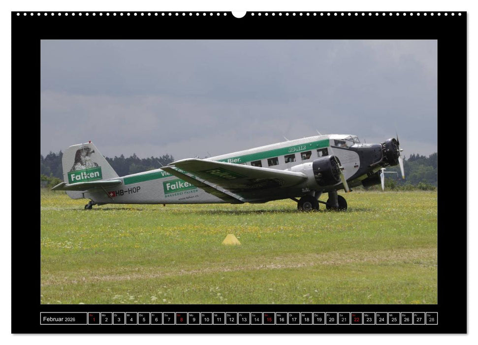 JU-AIR Ju-52 (CALVENDO Wandkalender 2026)