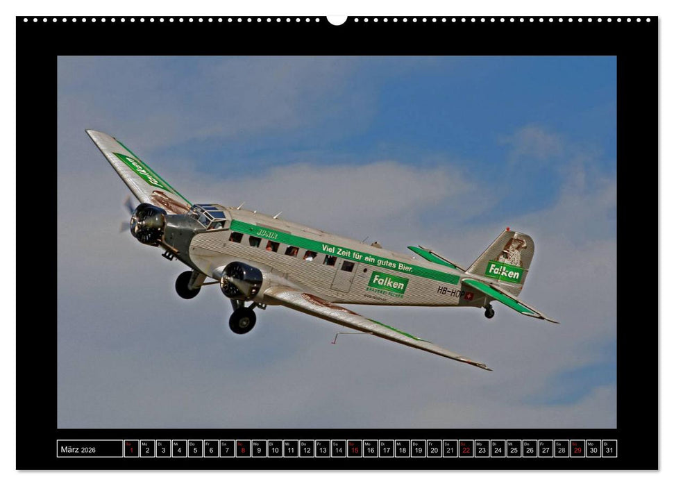 JU-AIR Ju-52 (CALVENDO Wandkalender 2026)