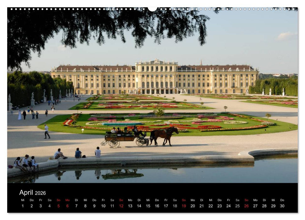 Wien (CALVENDO Premium Wandkalender 2026)