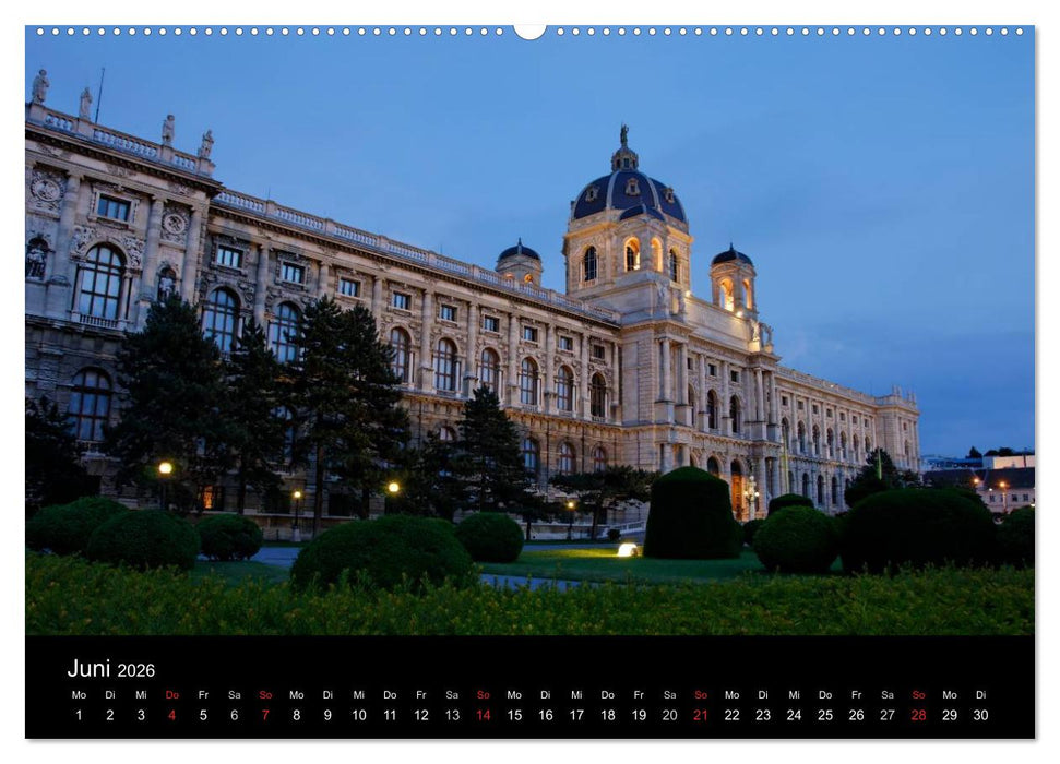 Wien (CALVENDO Premium Wandkalender 2026)