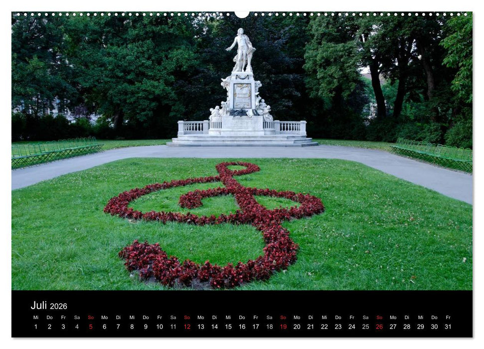 Wien (CALVENDO Premium Wandkalender 2026)