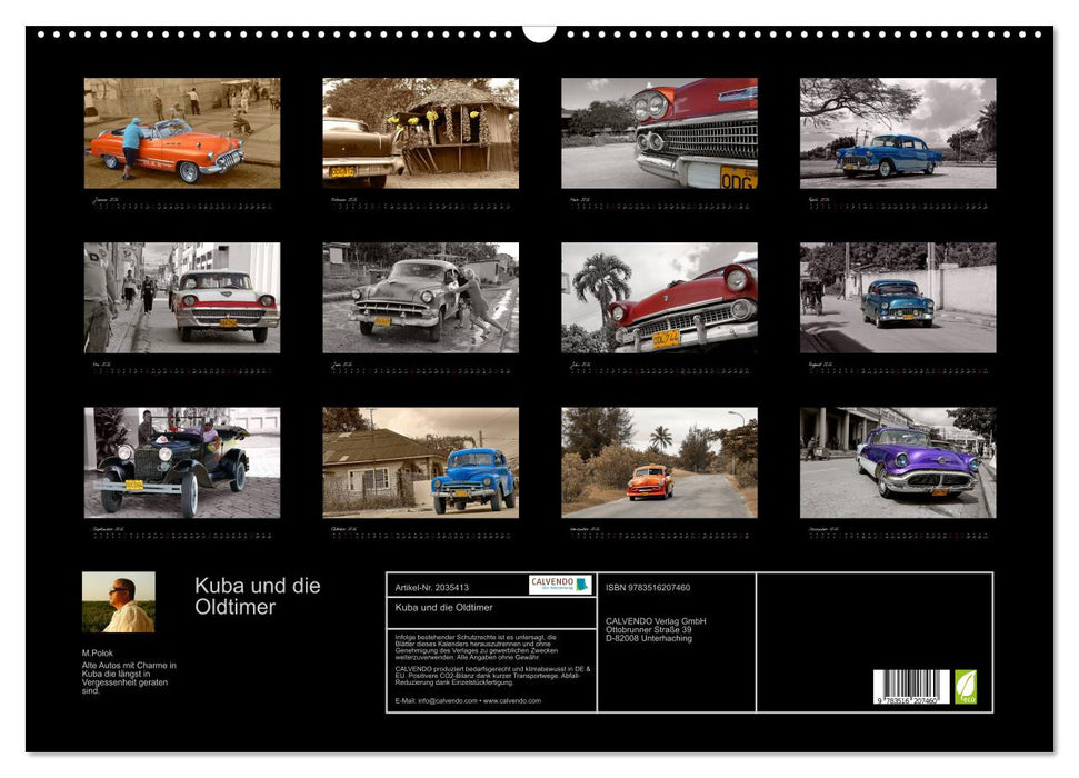 Kuba und die Oldtimer (CALVENDO Wandkalender 2026)