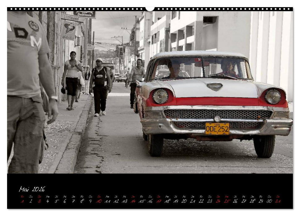 Kuba und die Oldtimer (CALVENDO Wandkalender 2026)