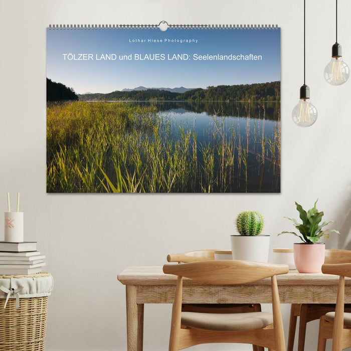 Tölzer Land und Blaues Land: Seelenlandschaften (CALVENDO Wandkalender 2026)