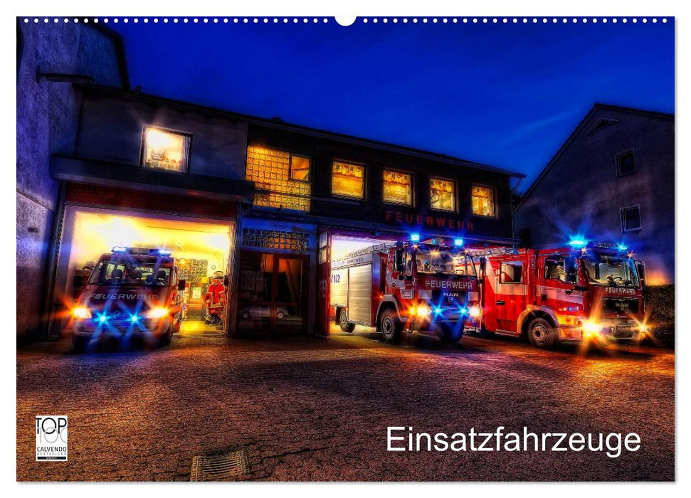 Einsatzfahrzeuge (CALVENDO Wandkalender 2026)