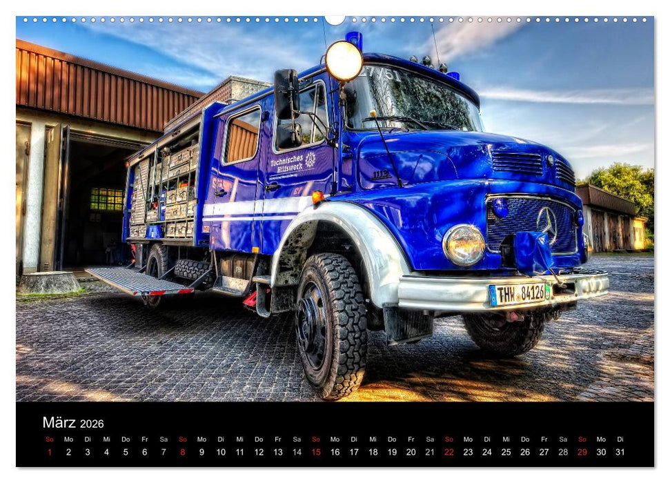 Einsatzfahrzeuge (CALVENDO Wandkalender 2026)