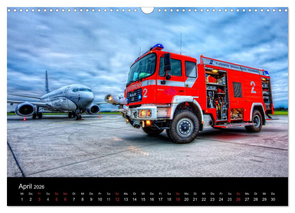 Feuerwehr Braunschweig (CALVENDO Wandkalender 2026)