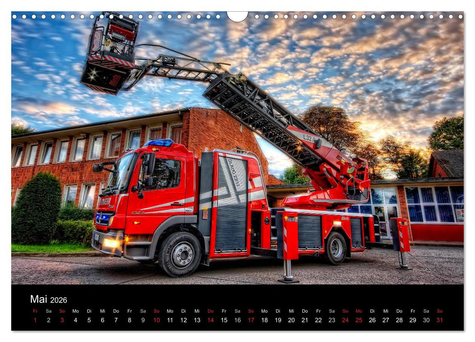 Feuerwehr Braunschweig (CALVENDO Wandkalender 2026)