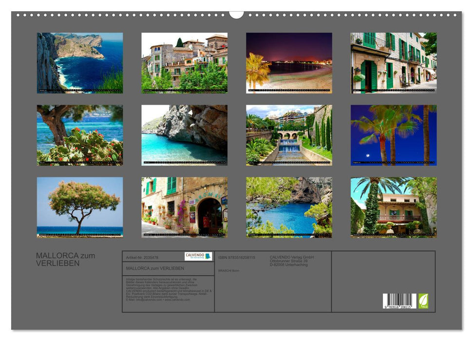 MALLORCA zum VERLIEBEN (CALVENDO Wandkalender 2026)