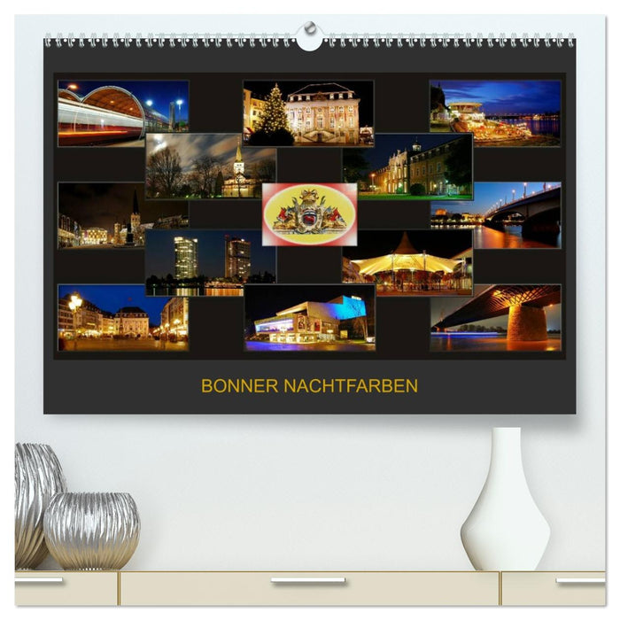 BONNER NACHTFARBEN (CALVENDO Premium Wandkalender 2026)