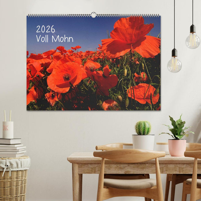 Voll Mohn (CALVENDO Wandkalender 2026)