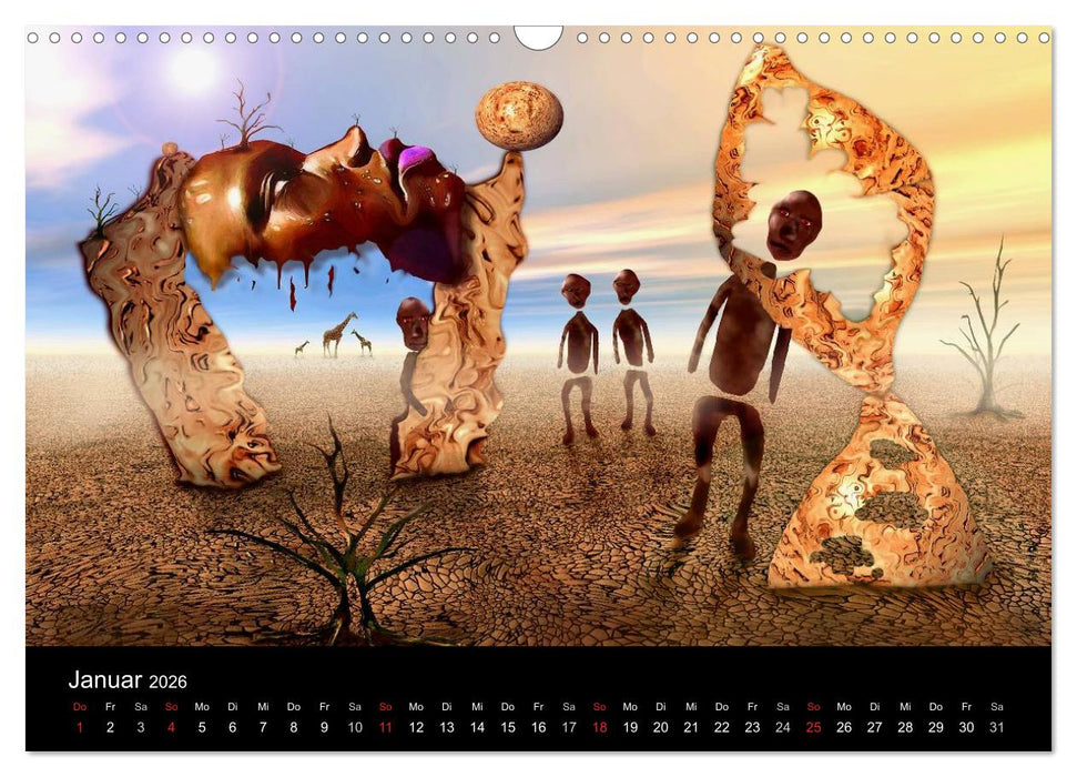 Der Fantasy Kalender (CALVENDO Wandkalender 2026)