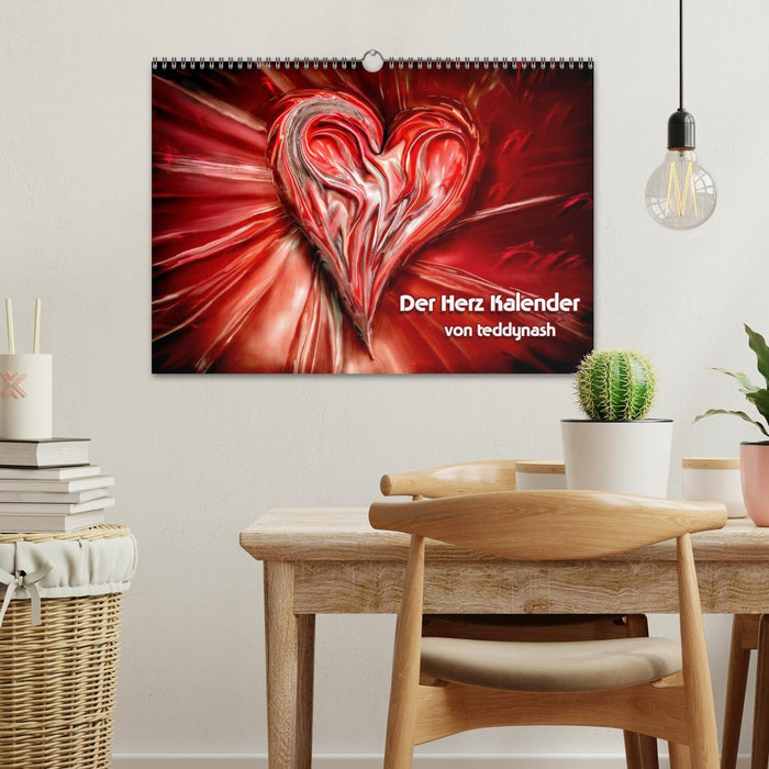 Der Herz Kalender (CALVENDO Wandkalender 2026)
