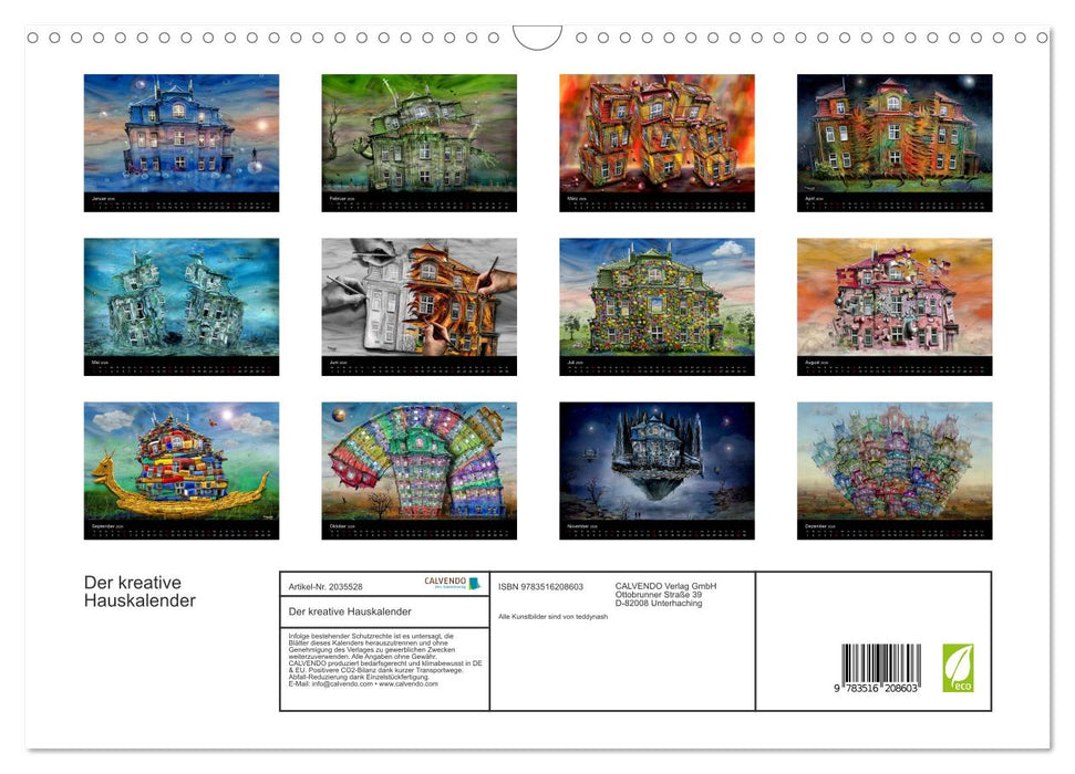 Der kreative Hauskalender (CALVENDO Wandkalender 2026)
