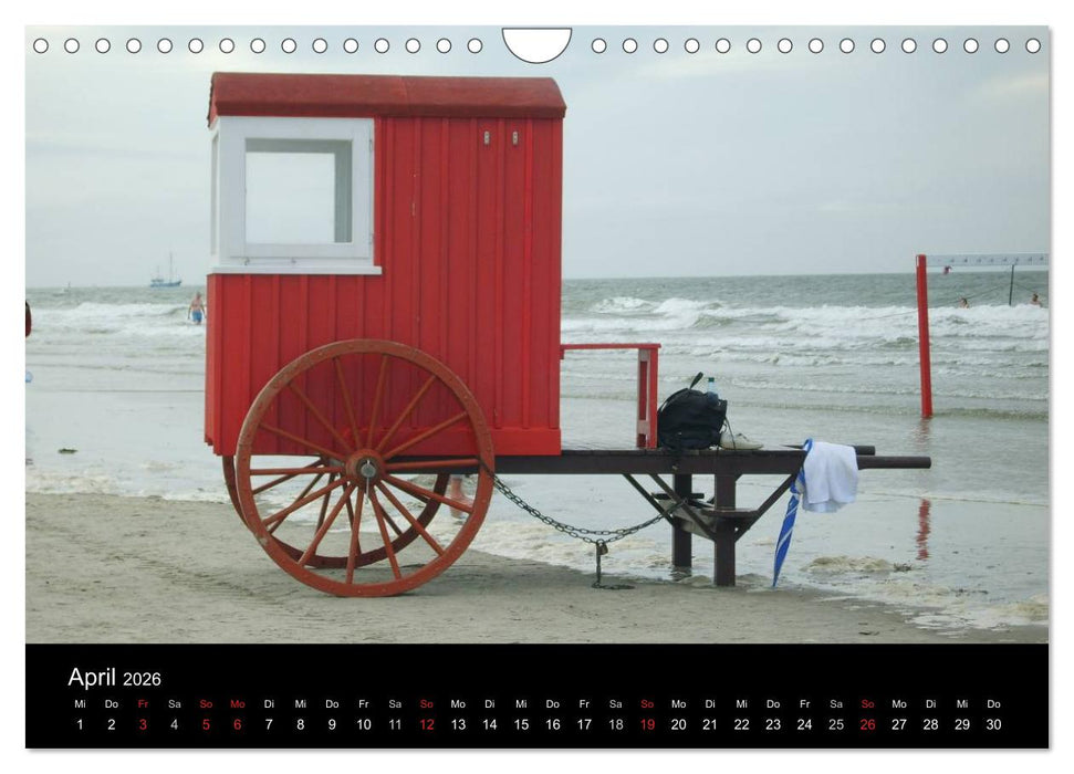 Nordseeinsel Borkum (CALVENDO Wandkalender 2026)
