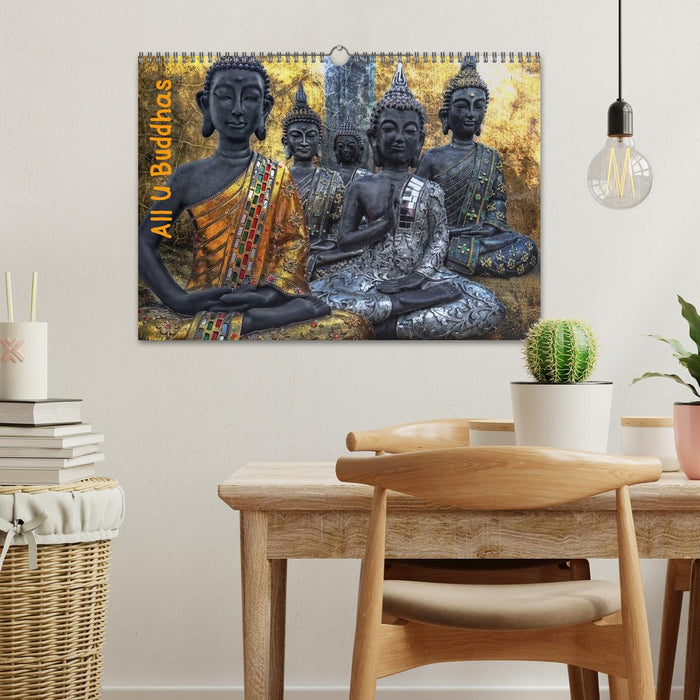 All U Buddhas (CALVENDO Wandkalender 2026)