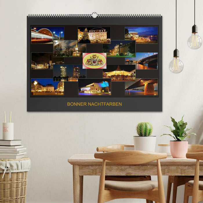 BONNER NACHTFARBEN (CALVENDO Wandkalender 2026)