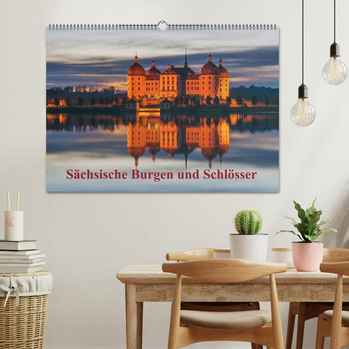 Sächsische Burgen und Schlösser (CALVENDO Wandkalender 2026)