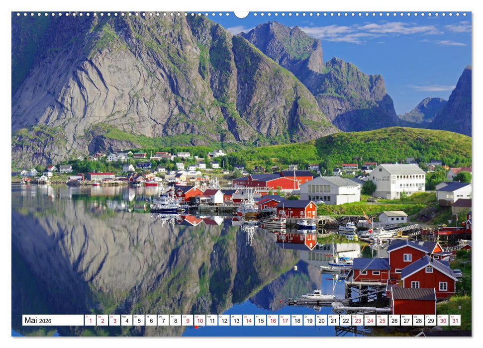 Skandinavische Impressionen - Oasen der Ruhe (CALVENDO Premium Wandkalender 2026)