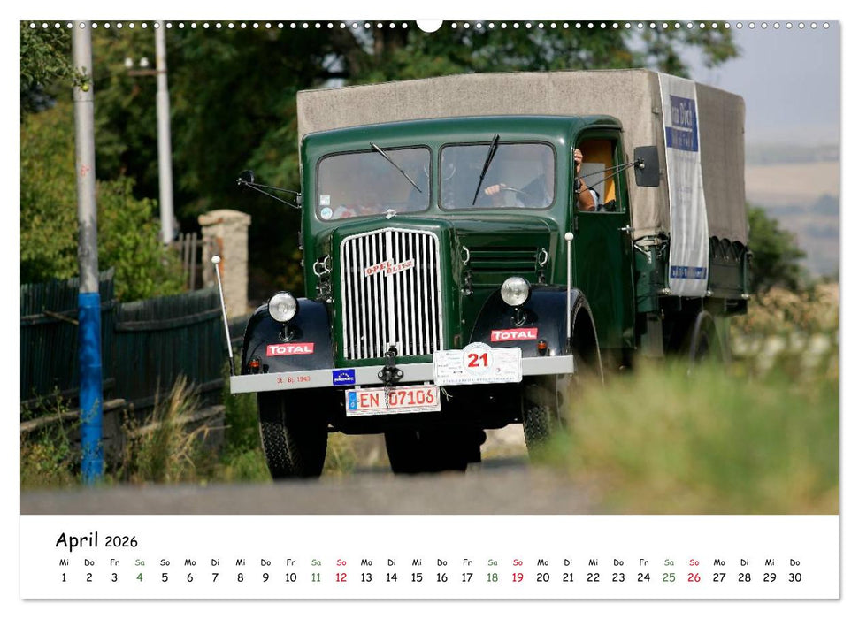 Klassische Lastkraftwagen (CALVENDO Premium Wandkalender 2026)