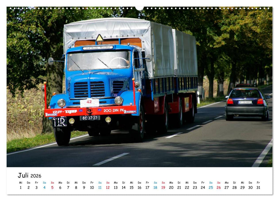 Klassische Lastkraftwagen (CALVENDO Premium Wandkalender 2026)