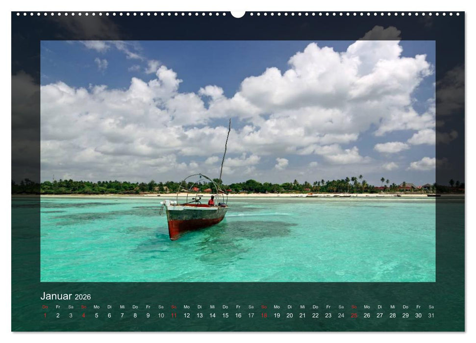 Sansibar (CALVENDO Premium Wandkalender 2026)