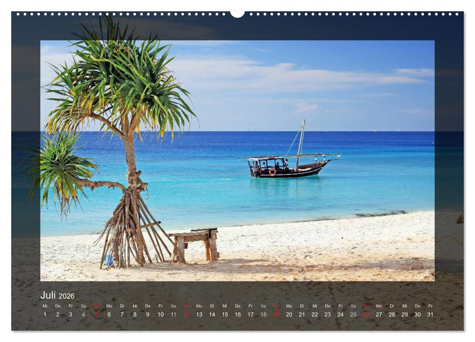 Sansibar (CALVENDO Premium Wandkalender 2026)