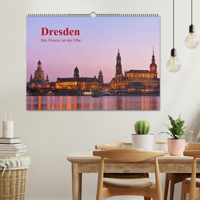 Dresden, das Florenz an der Elbe (CALVENDO Wandkalender 2026)