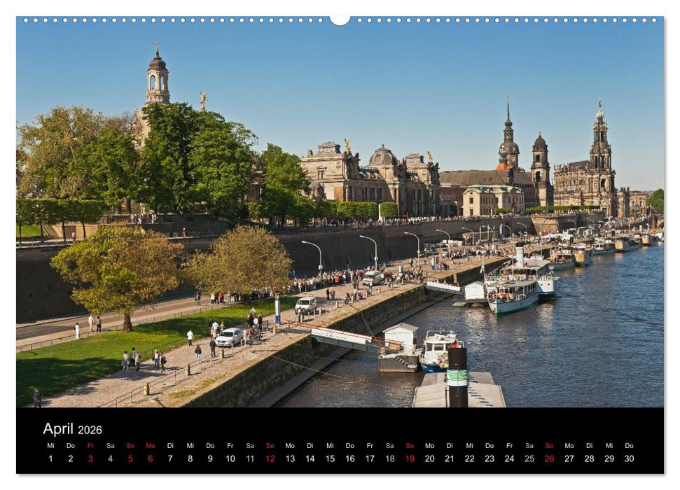 Dresden, das Florenz an der Elbe (CALVENDO Wandkalender 2026)