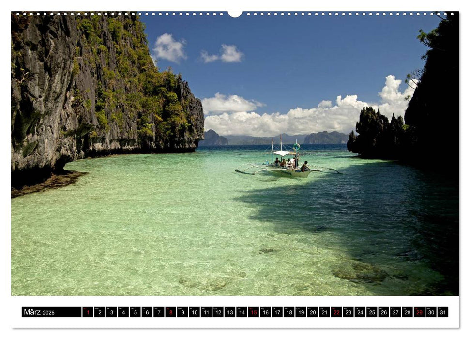 Palawan (CALVENDO Wandkalender 2026)
