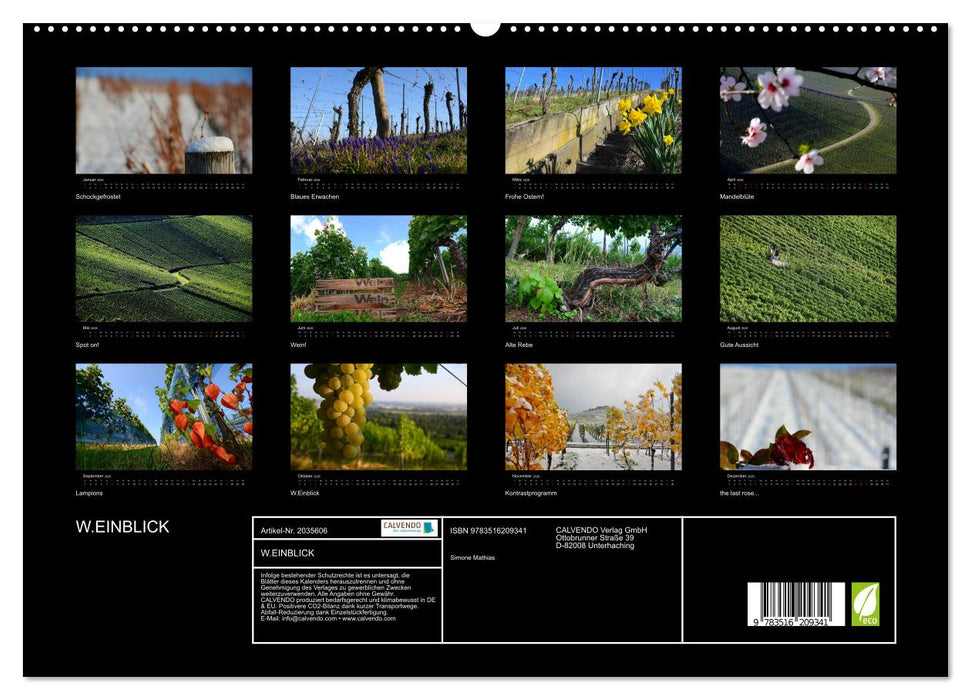 W.EINBLICK (CALVENDO Premium Wandkalender 2026)