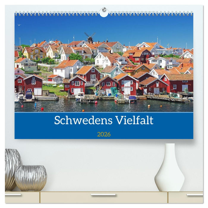 Schwedens Vielfalt (CALVENDO Premium Wandkalender 2026)