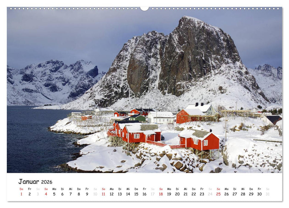 Die Lofoten - Magie des Lichtes (CALVENDO Premium Wandkalender 2026)