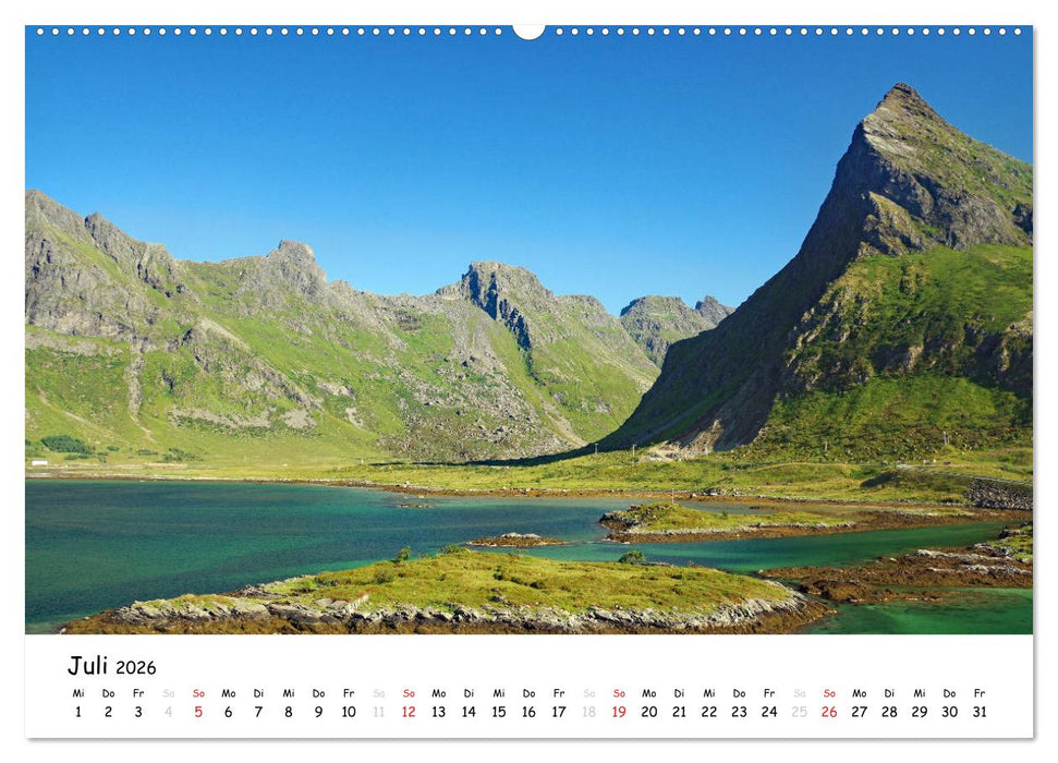 Die Lofoten - Magie des Lichtes (CALVENDO Premium Wandkalender 2026)