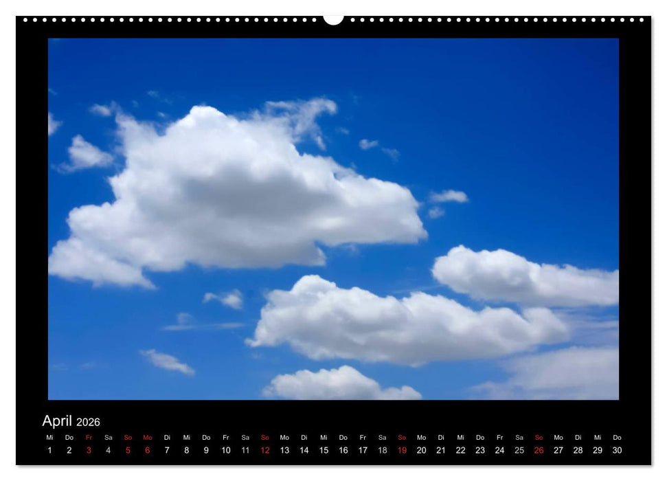 Wolkenbilder (CALVENDO Wandkalender 2026)