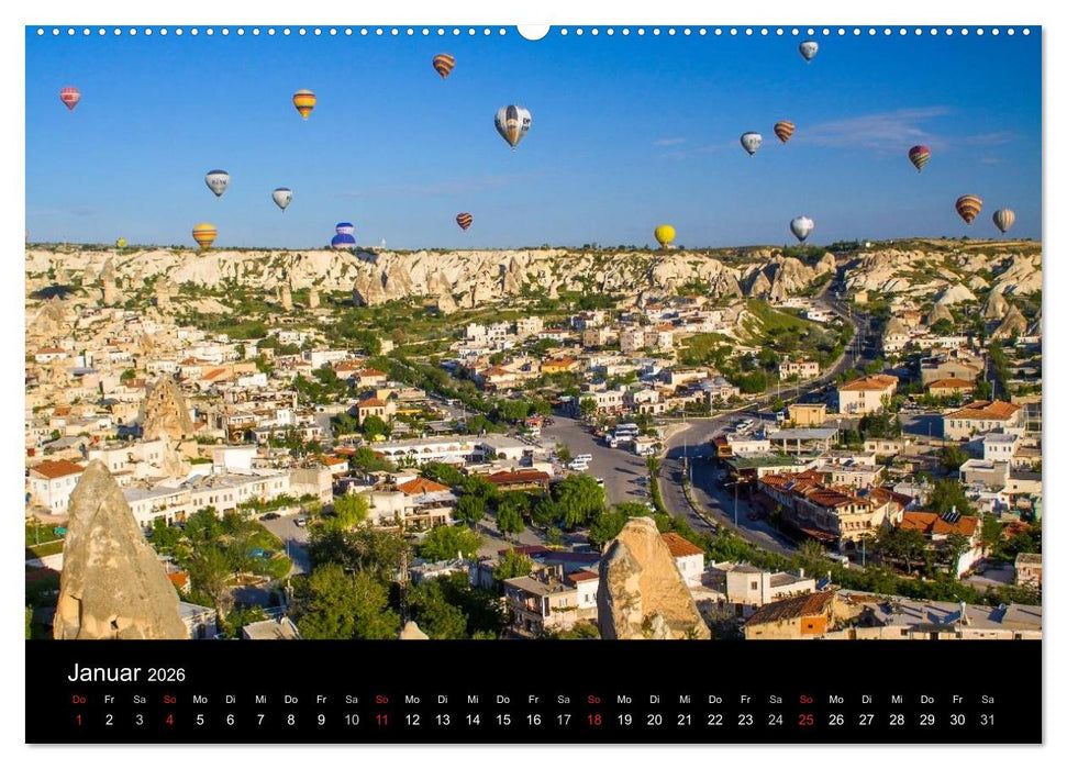 Türkei - fantastisches Kappadokien (CALVENDO Wandkalender 2026)