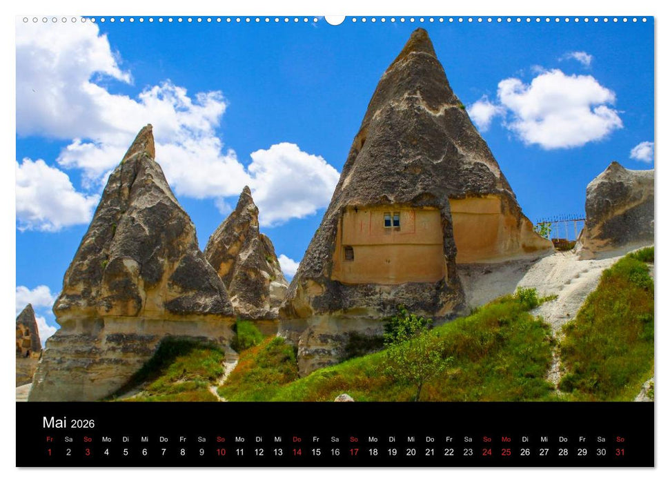 Türkei - fantastisches Kappadokien (CALVENDO Wandkalender 2026)