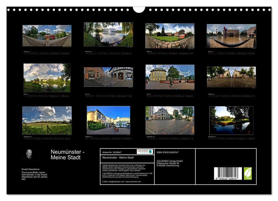 Neumünster - Meine Stadt (CALVENDO Wandkalender 2026)