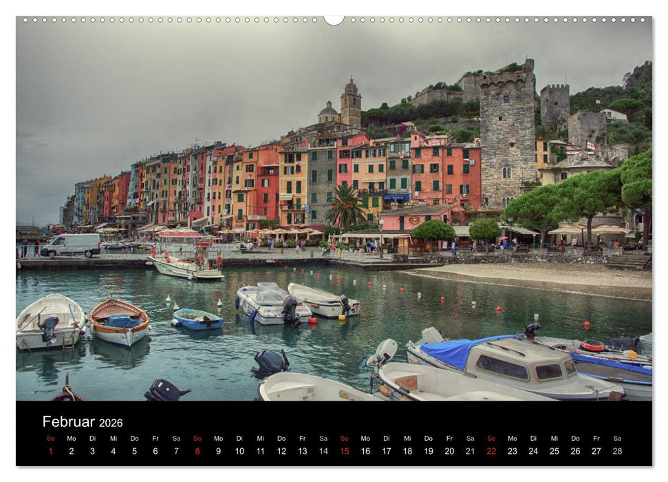 Bella Italia – Impressionen aus der Toskana und Ligurien (CALVENDO Premium Wandkalender 2026)