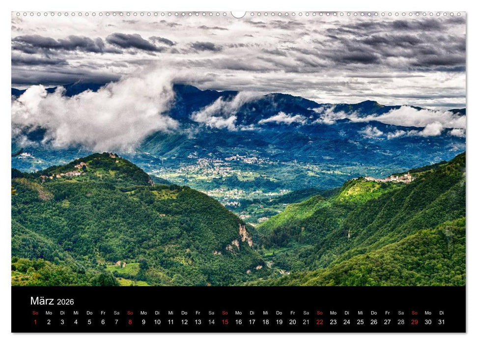 Bella Italia – Impressionen aus der Toskana und Ligurien (CALVENDO Premium Wandkalender 2026)
