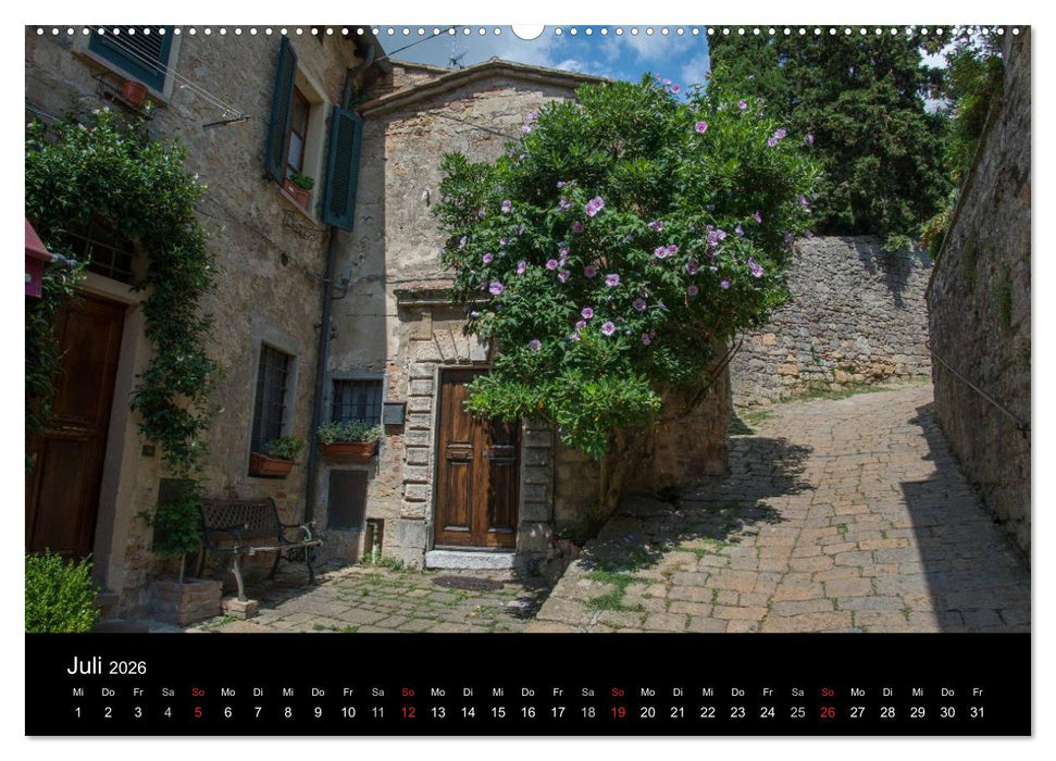Bella Italia – Impressionen aus der Toskana und Ligurien (CALVENDO Premium Wandkalender 2026)