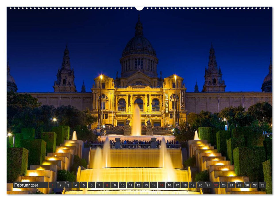 Barcelona Impressionen (CALVENDO Premium Wandkalender 2026)