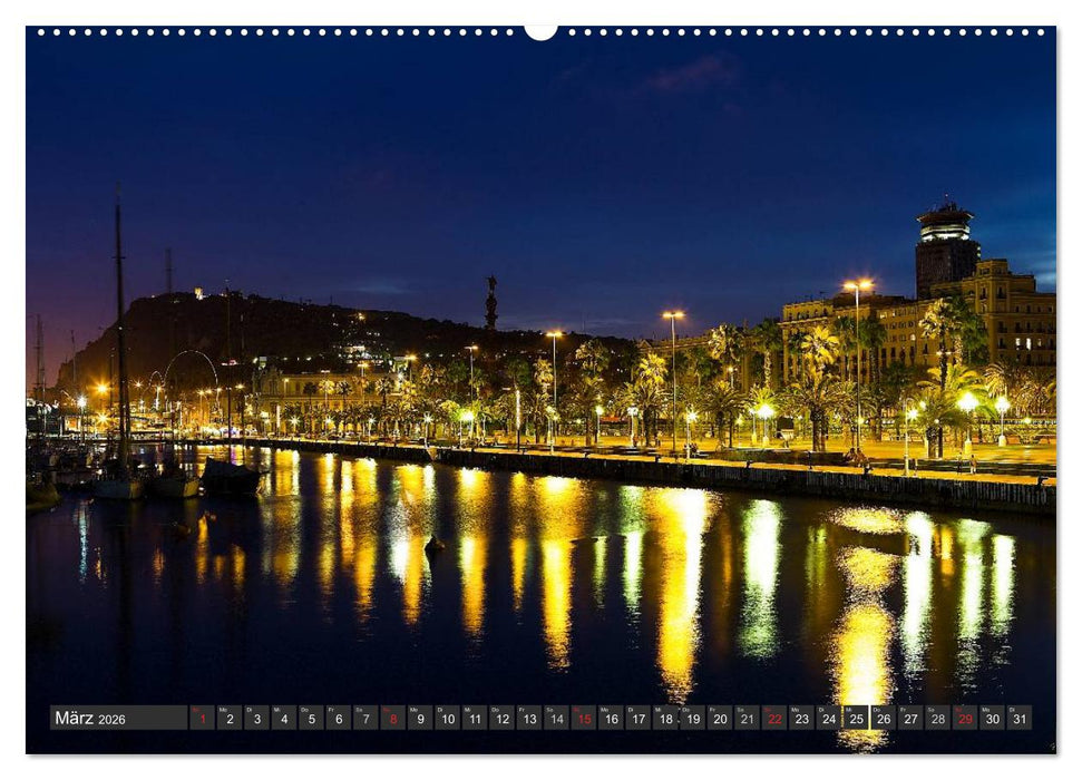 Metropole Barcelona (CALVENDO Premium Wandkalender 2026)