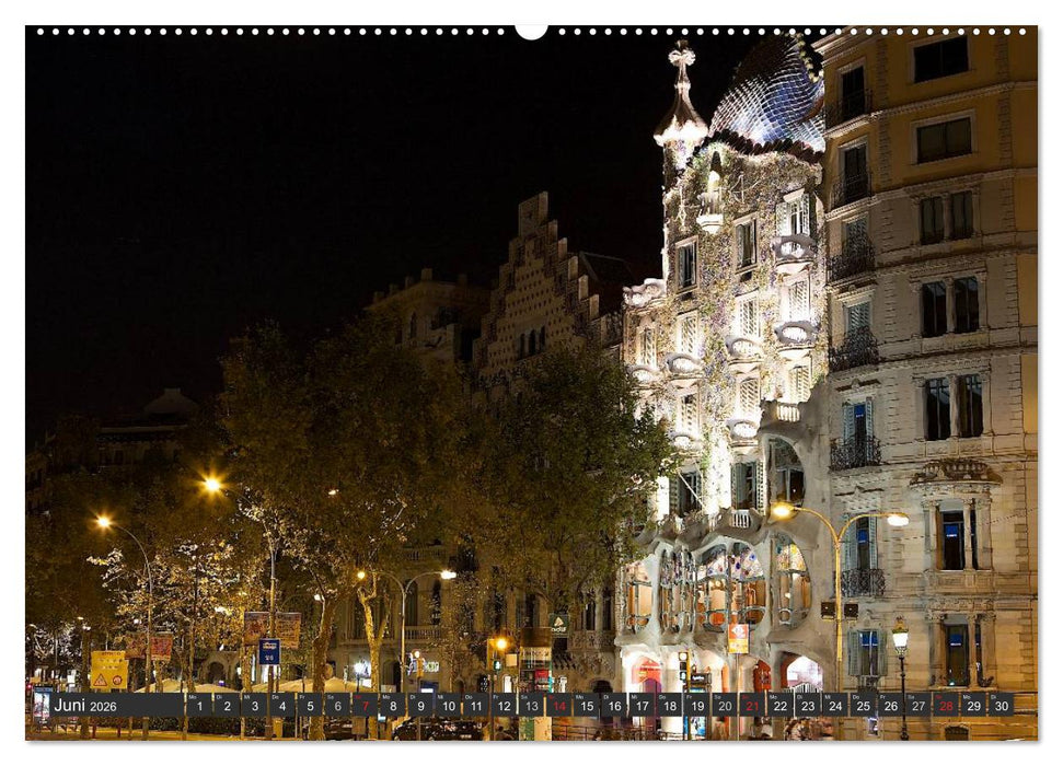 Metropole Barcelona (CALVENDO Premium Wandkalender 2026)