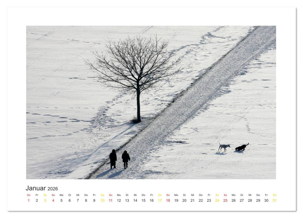 Weserbergland Impressionen (CALVENDO Premium Wandkalender 2026)