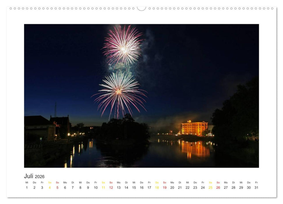 Weserbergland Impressionen (CALVENDO Premium Wandkalender 2026)